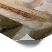 De Carolingian frescoes in de binnenste crypt Poster (Hoek)