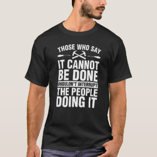 De Carpenter Carpentry van Woodworking onderbreekt T-shirt