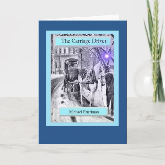 De Carriage Driver is een prachtig wenskaart Kaart (Voorkant)
