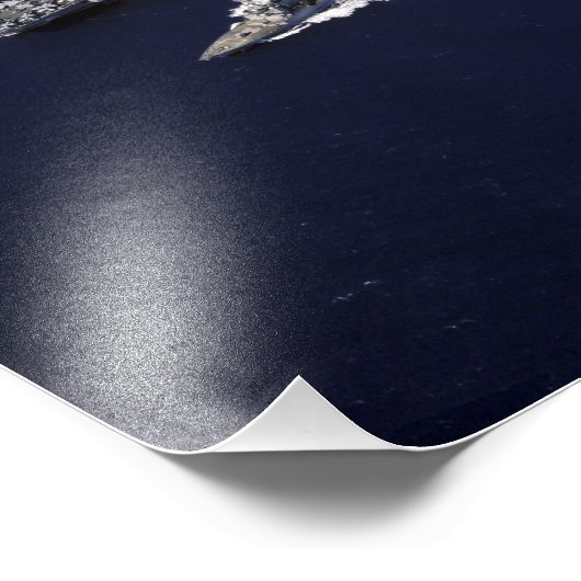 De Carrier Strike Group van Abraham Lincoln Foto Afdruk (Hoek)