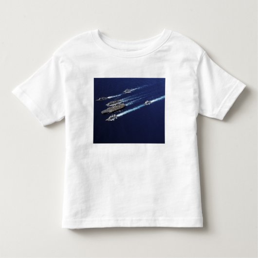 De Carrier Strike Group van Abraham Lincoln Kinder Shirts (Voorkant)