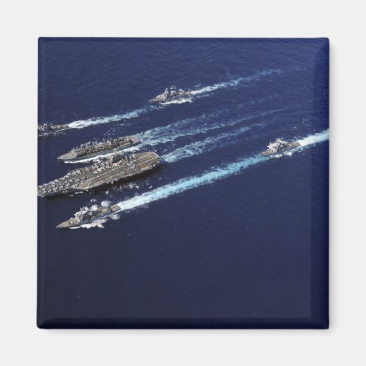 De Carrier Strike Group van Abraham Lincoln Magneet (Voorkant)