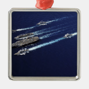 De Carrier Strike Group van Abraham Lincoln Metalen Ornament