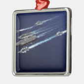 De Carrier Strike Group van Abraham Lincoln Metalen Ornament (Links)