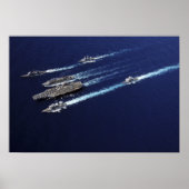 De Carrier Strike Group van Abraham Lincoln Poster (Voorkant)