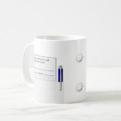 De Carrière van de oftalmologie of van de Koffiemok (Voorkant links)