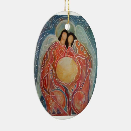 De carrièrekers keramisch ornament (Rechts)