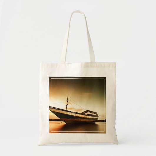 De carrosserie van het oude schip | Bali, Indonesi Tote Bag (Voorkant)