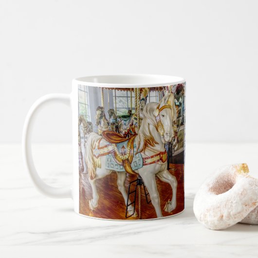 De Carrousel Horse Coffee Mok (Met donut)