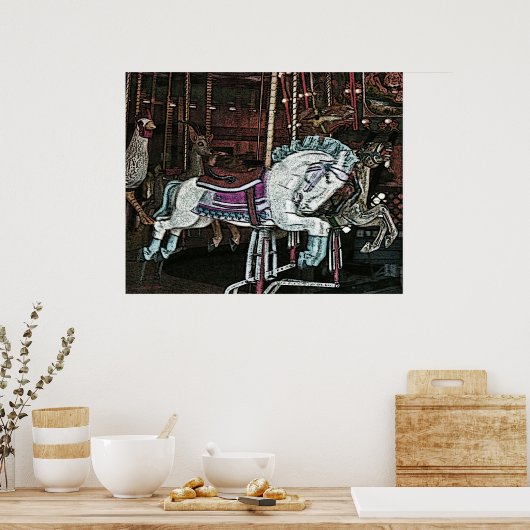 De Carrousel Poster (Keuken)