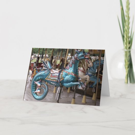 De Carrousel van de Draak van het zee Kaart (Voorkant)