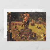 De carrousel van de Olifant Briefkaart (Voorkant / Achterkant)