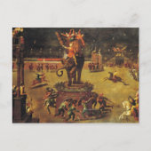 De carrousel van de Olifant Briefkaart (Voorkant)