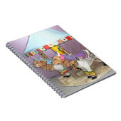 De Carrousel van het golden retriever Notitieboek (Rechterzijde)