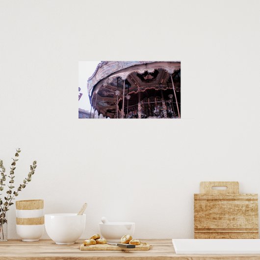 De CarrouselVintage Poster (Keuken)