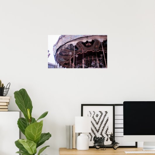 De CarrouselVintage Poster (Thuiskantoor)