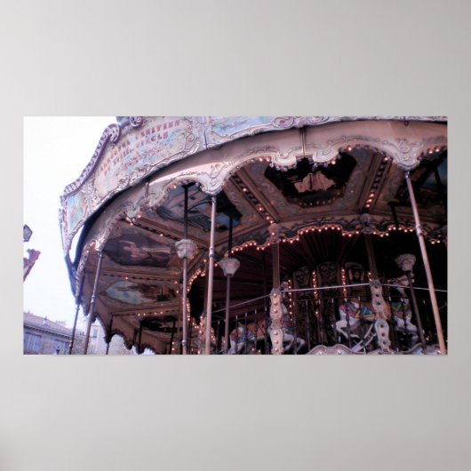 De CarrouselVintage Poster (Voorkant)