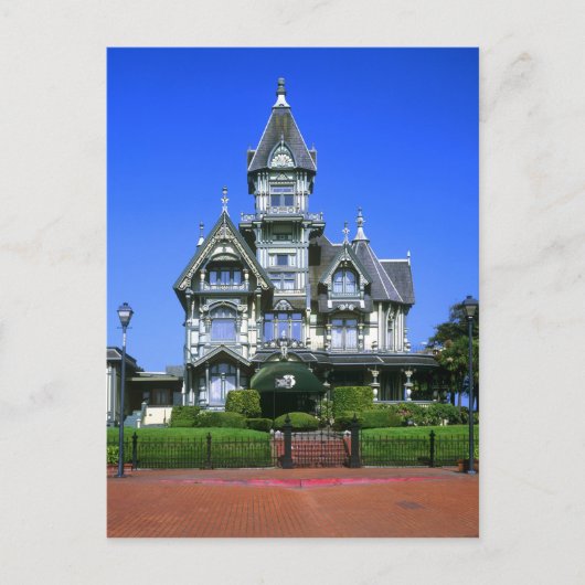 De Carson Mansion in Eureka, Californië Briefkaart (Voorkant)