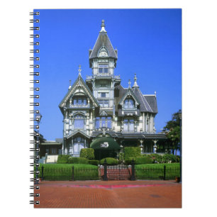 De Carson Mansion in Eureka, Californië Notitieboek