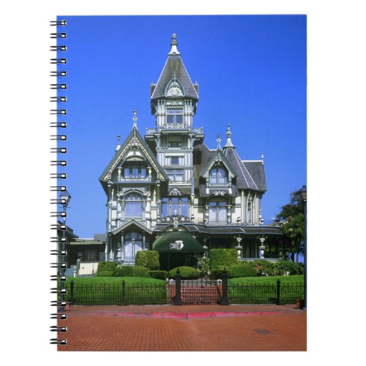 De Carson Mansion in Eureka, Californië Notitieboek (Voorkant)