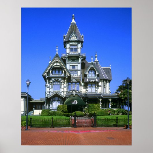 De Carson Mansion in Eureka, Californië Poster (Voorkant)
