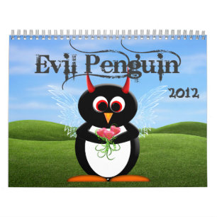 De Cartoon CALENDAR 2012 VAN EVIL PENGUIN™  Kalender