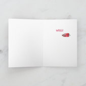 De cartoon die wordt goed dit wensen kaart (Binnen)