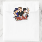 De Cartoon Sticker van de Hounds (Tas)