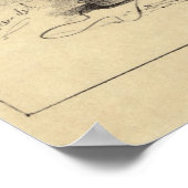 De Cartoon van de Burgeroorlog Poster (Hoek)