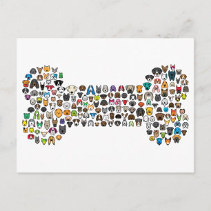 De Cartoon van de Hond van het BEEN Briefkaart