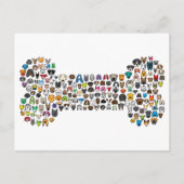 De Cartoon van de Hond van het BEEN Briefkaart (Voorkant)