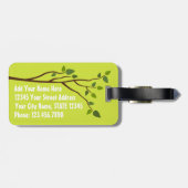 De Cartoon van de klap breekt met het Aantal van h Bagagelabel (Achterkant horizontaal)