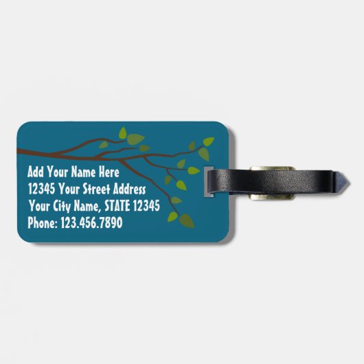 De Cartoon van de klap breekt met het Aantal van h Bagagelabel (Achterkant horizontaal)