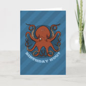 De Cartoon van de Tentakels van de Octopus van de Kaart (Voorkant)