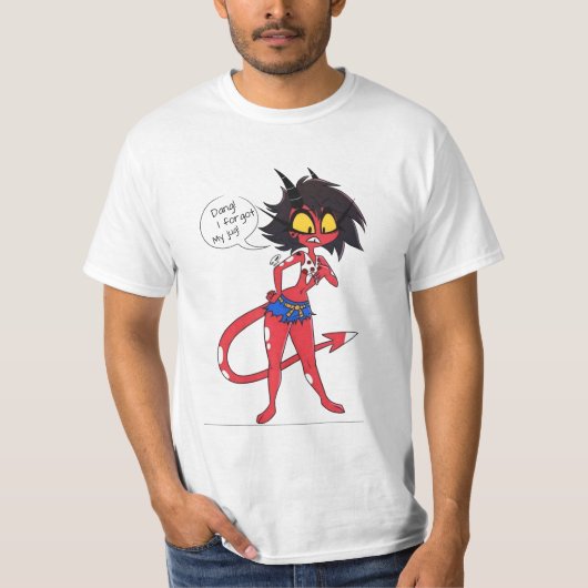 de cartoon van millie helluva t-shirt (Voorkant)
