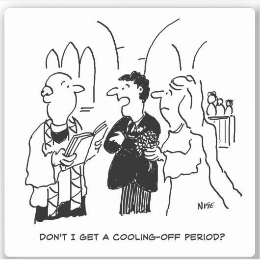 De Cartoon voor het afkoelen van de periode van he Sticker (Voorkant)