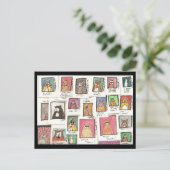 De Cartoons van de Kat van Conroy Briefkaart (Staand voorkant)