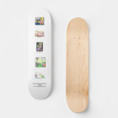 De Cartoons van de Tijden van Londen op kwaliteits Skateboard (Voorkant)