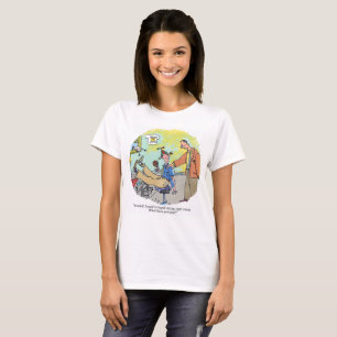 De cartoonshirt van de stomme vrouwen van de t-shirt