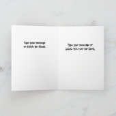 De cartoonWenskaart van onroerende goederen Kaart (Binnen)