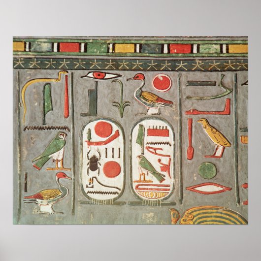 De cartouche van de koning poster (Voorkant)