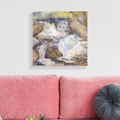 De cascade canvas afdruk (Insitu (Woonkamer))