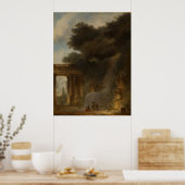 De Cascade - Fragonard Landscape Art Poster (Keuken)