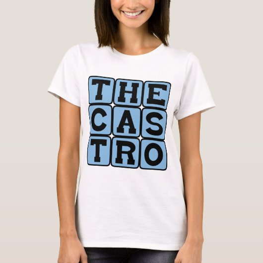 De Castro, San Francisco District T-shirt (Voorkant)