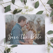 De casual handgeschreven Code van de Bekleding QR Save The Date