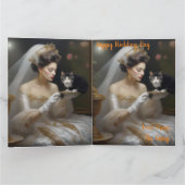 De Cat Bride olieverf, grote bruiloft Kaart (Binnen)