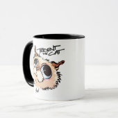 De Cat Illustrated Coffee Mok 02 (Voorkant links)