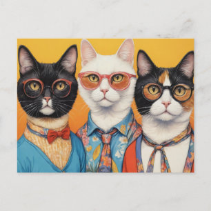 De Cat Ladies gaan stemmen Briefkaart