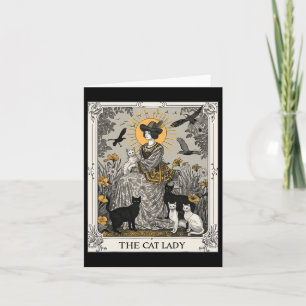 De Cat Lady Tarot Kaart Gotische Vrouwen Cat M