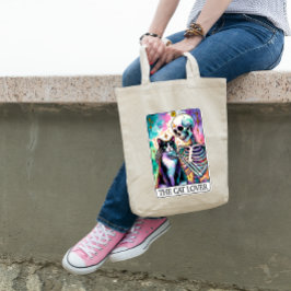 De Cat Lover Tarot Kaart Canvas tas